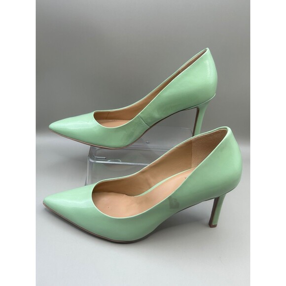 Naturalizer Anna Womens Pumps Mint Patent Leather Comfort Stiletto Size 8M - Picture 3 of 8